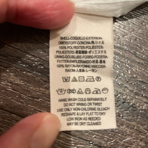 Free People White with Purple Floral Paisley Boho Dress With Tassles Size M EUC - Picture 10 of 10